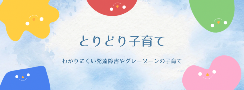 とりどり子育て〜わかりにくい発達障害やグレーゾーンの子育て〜